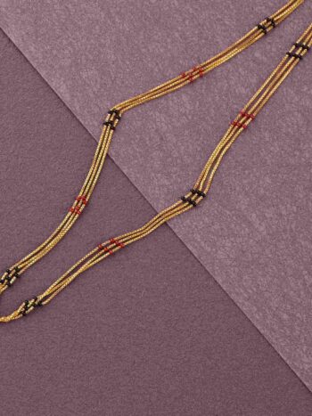 Meena Work Gold Mangalsutra