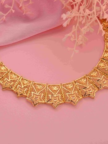 Crafted Designer Gold Necklace