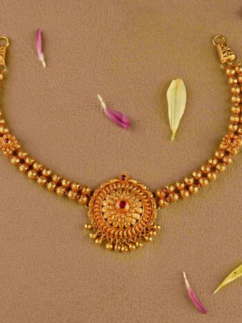 Designer Gokak Chokar Gold Necklace