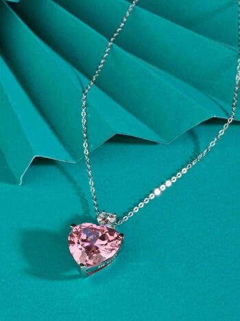 Big Heart Silver Pendant