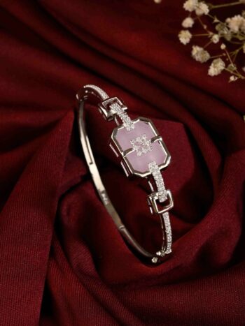 Designer Pink AD Stone Bracelet