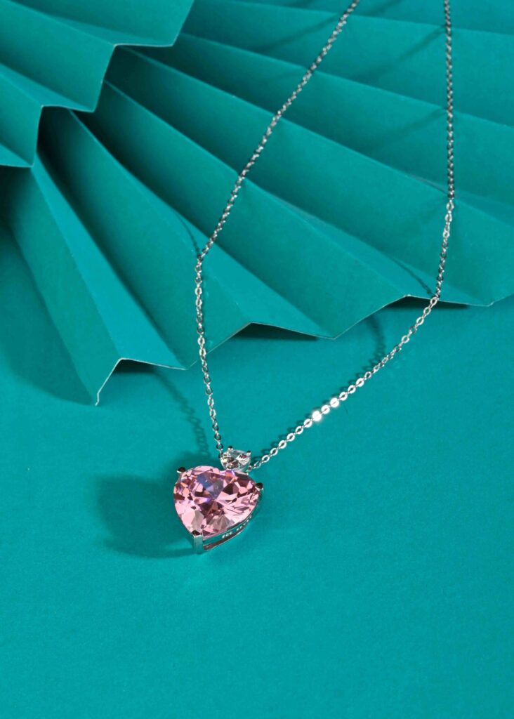Big Heart Silver Pendant