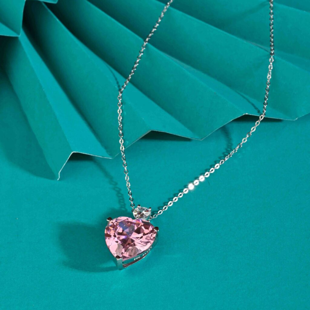 Big Heart Silver Pendant