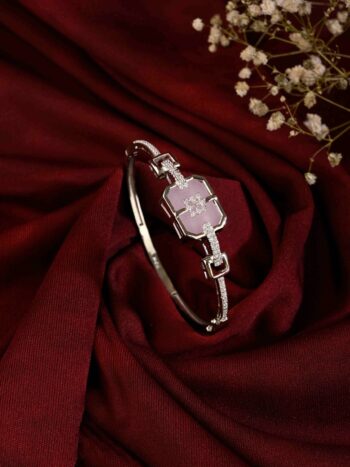 Designer Pink AD Stone Bracelet