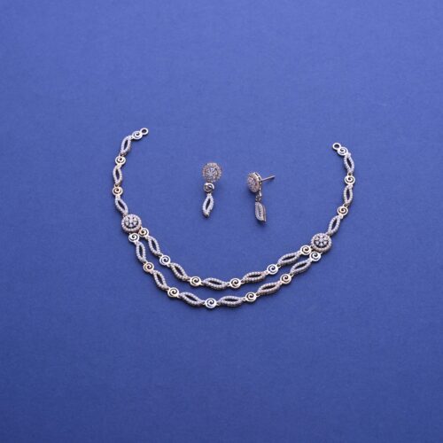 A.D STONE NECKLACE SET