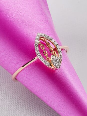 Nexus Leaf Shape Diamond Ring