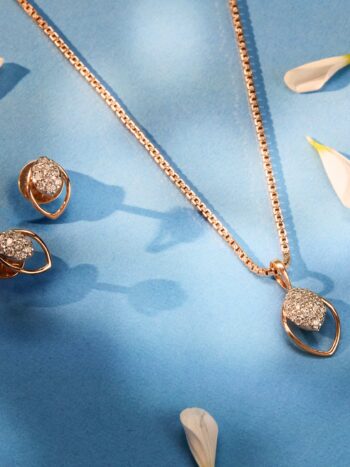 Diamond Pendant Set