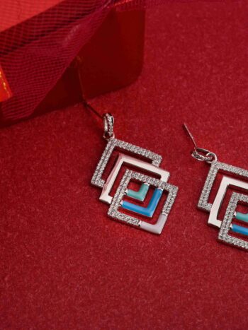 Stylish Silver Earrings Danglers