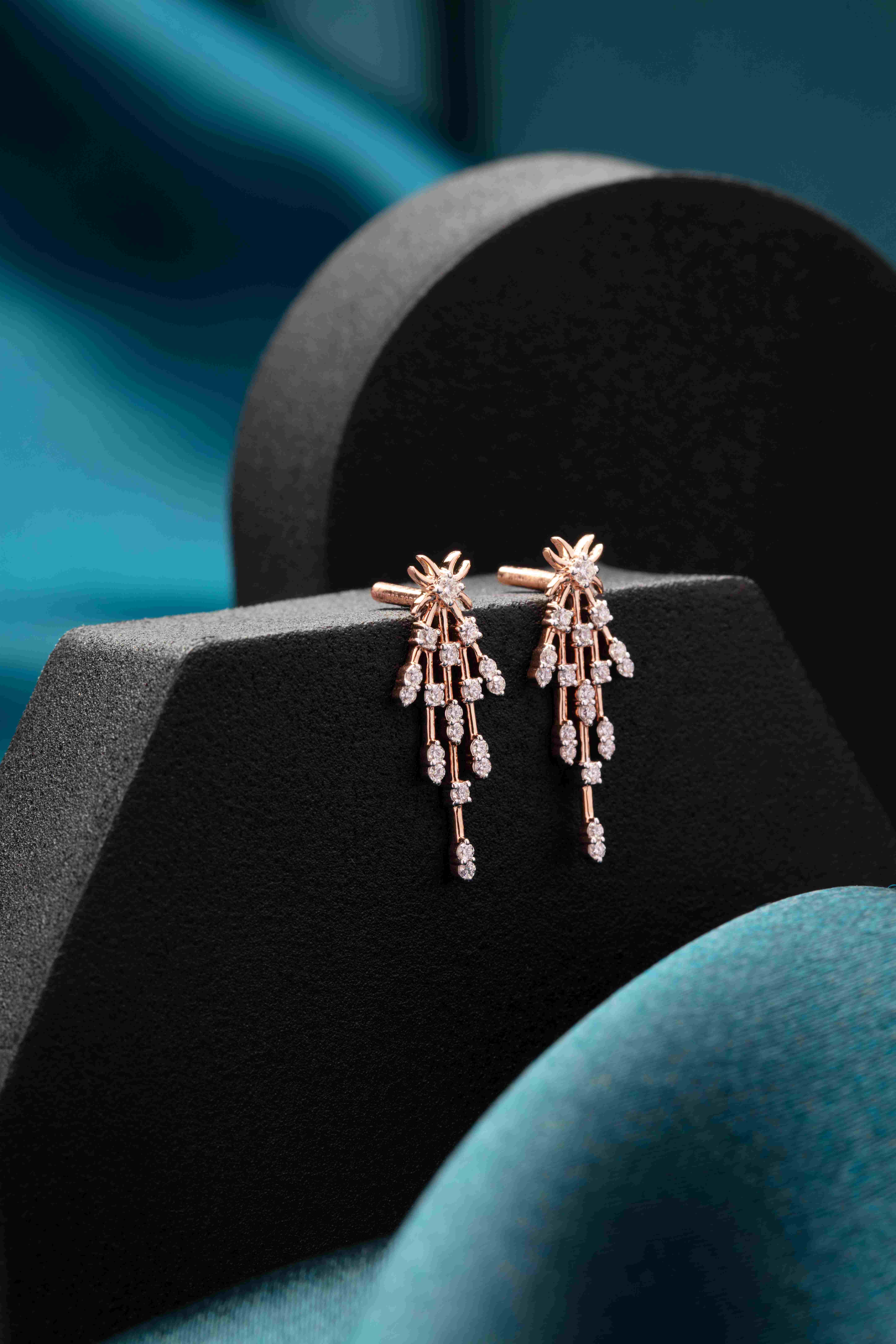 Apstract Diamond Earrings